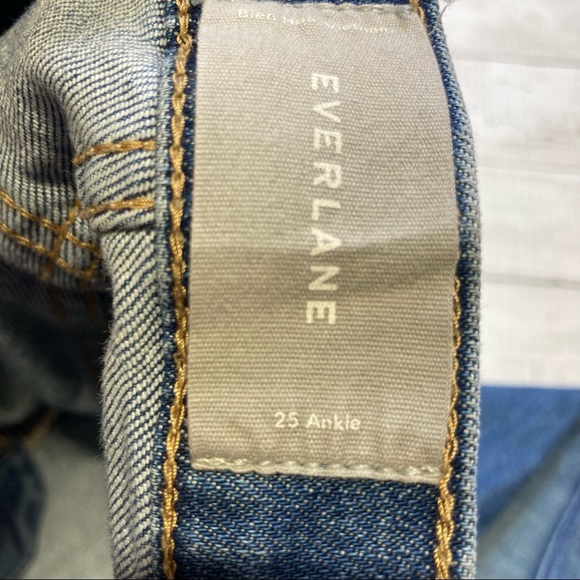 EVERLANE Highrise Skinny Ankle Jeans size 25 - Picture 6 of 10